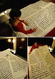 Bring the reading into the bed!