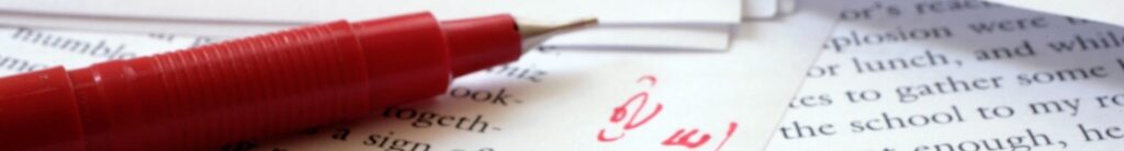 Editing an English language